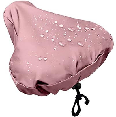 LAKPYN 1 Stück Fahrradsitz Regenschutz Fahrradsattel 27x24 cm, Sonnenschutz Überzug, Sattelbezug Fahrrad Wasserdicht, Sattelschutz Wasserdicht Fahrrad für den Meisten Fahrradsattel