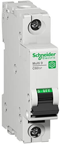 Schneider Electric C60SP Haushalts-MCB Leitungsschutzschalter Typ C, 1-polig 3A 415V, Abschaltvermögen 20 kA Multi 9