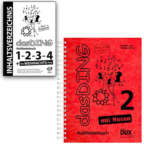 Das DING Band 2 mit Noten + Original Inhaltsverzeichnis - Bände:1-2 - 3-4 - Das Weihnachts-Ding - Verlag Edition Dux D7777 9783868491852