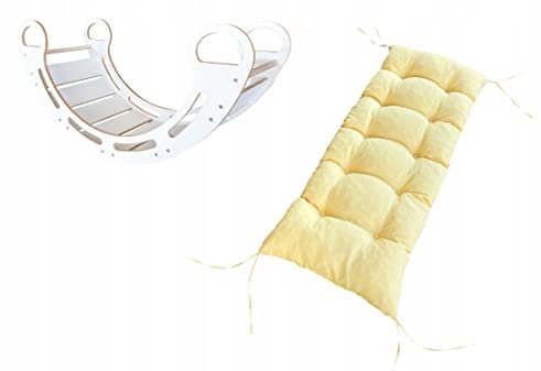 Montessori Kletterbogen mit Kissen (gelb)