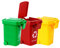 B Blesiya Set/3Pcs Trash Can Rubbish Bin Model Mini Children Christmas
