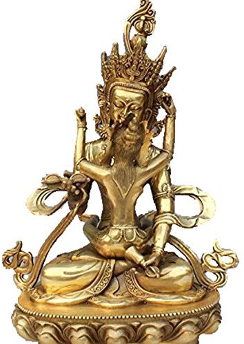 Fashion158 Chinesische Bronzestatue Vajradhara Vajrabhairava Göttin Yab-Yum Happy Buddha Statue