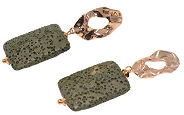 SchmuckDesignByEmma Lavastein Gold Baumel Ohrringe