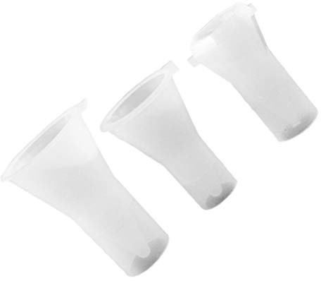 EXCEART 3Pcs Resin Jewelry Pendant Molds Silicone Ring Holder Molds Crystal Cone Epoxy Casting Molds for DIY Craft Jewelry Making