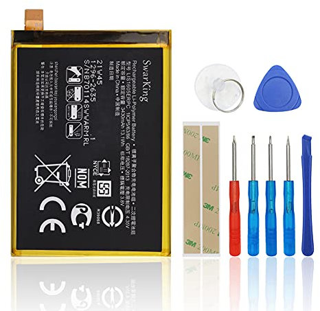 SwarKing Batterie de Remplacement Compatible avec Sony Xperia Z5 Premium Dual / E6853 / E6883 LIS1605ERPC avec Toolkit