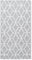 vidaXL Outdoor Teppich Zweischichtiger Jacquard Terrassenteppich Küchenteppich Außenteppich Indoor Terrasse Balkon Flur Küche Bad Grau 190x290cm PP