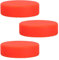 BESPORTBLE Eishockey-Pucks Üben Hockey Puck Training Zubehör: 3 Stücke PVC Eishockeyball Ersatzwettbewerb Puck Orange Eishockey-Übungspuck