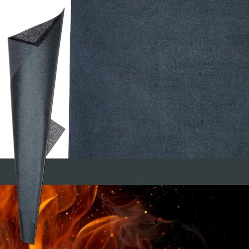 FireMat Brandschutzunterlage – Feuerfeste Unterlage für Elektrogeräte, Kaffeemaschine & Mikrowelle, Kochunterlage für Induktionsherd, rutschfest, (Silk Edition 100x100cm)