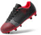 DREAM PAIRS Jungen Mädchen FußballschuheLange Spikes Sneakers Leichtathletik Trainingsschuhe verschleißfest und bequem Weitsprung Laufen Fußball Indoor Outdoor,Size 28,Schwarz/Rot,SDSO224K
