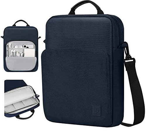 Dadanism 9-11 Inch Tablet Sleeve Bag Carrying Case with Shoulder Strap for iPad (A16) 11, iPad 10th Gen 10.9 Air 5/4, i-Pad Air/Pro 11, i-Pad 9/8/7th 10.2, Galaxy Tab A9+ Plus 11, Dark Blue