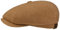 Stetson Hatteras Noir Schirmmütze Damen/Herren - Flatcap mit Wolle und Kaschmir - Wollmütze Herbst/Winter - Ballonmütze mit Flanelfutter - Flat Cap Camel 56 cm