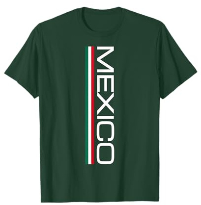 Mexiko-Flagge, mexikanischer Stolz und Farben T-Shirt