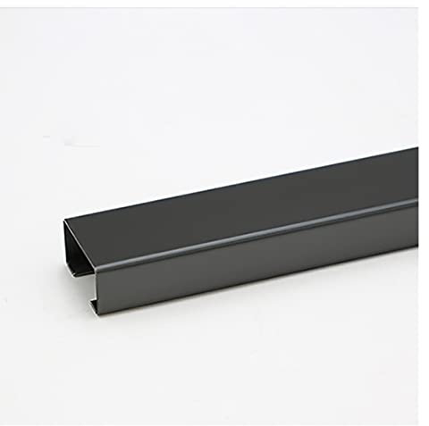 Cable Trunking Hider Black Stainless Steel, Durable Wires Management Kit For Hold 3 5 7 13 18 30 60 90 Cables, Wires Organizer Protection Cover Metal Cable Raceway ( Color : L1.5m , Size : W60mm-Hold