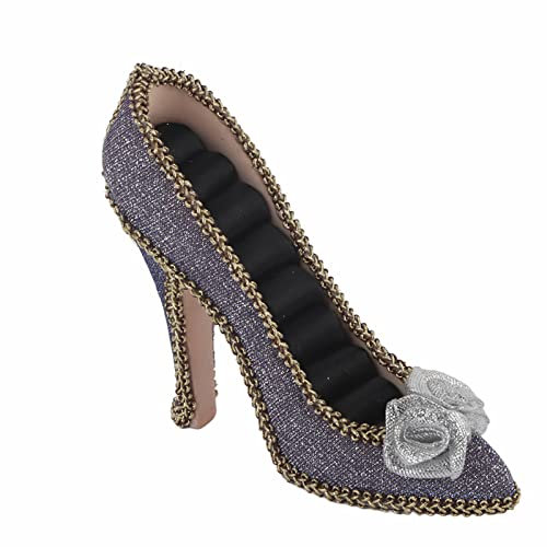 ANKROYU Schmuckhalter, Tisch-Schmuckdisplay, Kleiderschuh-Modell, Halskette, Ohrring, Armband, Ring, Hängeständer, Puppen-Halskettenständer, High-Heel-Schmuckhalter Für Mädchen(Hoher Absatz)
