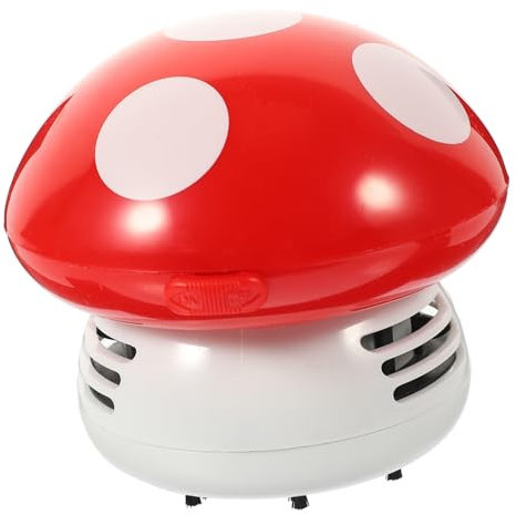 WHAMVOX Mini Tischstaubsauger Rot Tragbarer Handstaubsauger Für Desktop Und Tastaturreinigung Kabellos Leise Mit Effizienten Reinigungseigenschaften Für Und