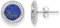Damen Ohrringe Silber 925, Echter Natürlicher AAA Lapislazuli Edelstein Ohrstecker
