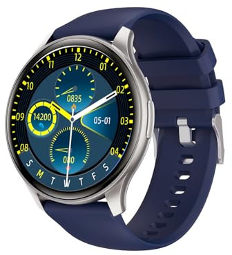 Trevi T-FIT 235 A Smartwatch con Display 1.43 AMOLED, Orologio Smart con Funzione Chiamata Wireless, Controllo Allenamento Fisico e Stato Benessere, Monitoraggio del Sonno, IP67, Silver
