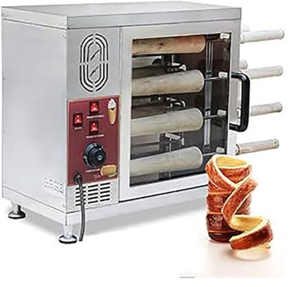 Forno Per Torta Commerciale Con Camino Da 3000 W, Tostapane Elettrico Con Utensili Per Rotoli Da 16 Pezzi, Per Snack Bar Da Cucina Domestica Del Ristorante