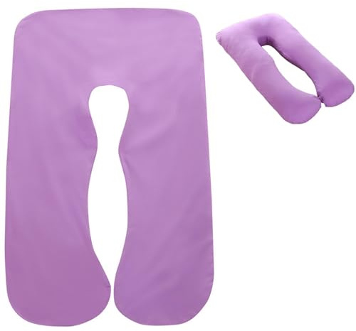 Schwangerschaftskissenbezug, U-Form, komplettes Schwangerschaftskissen, Ersatzbezug, Körperkissen, Abnehmbarer und waschbarer Bezug, Bauchstütze, Seitenschläferkissen