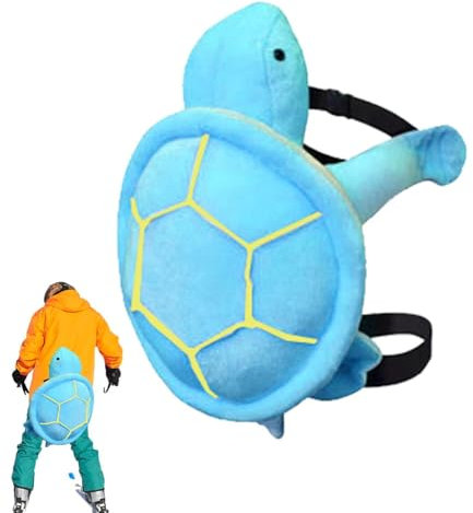 Ski-Po-Polster – weicher Schildkröten-Hüftschutz, Skifahren-Protektor-Pads, niedlicher Schildkröten-Po-Knieschutz, bequeme Ski-Schutzausrüstung für Skaten, Snowboarden und andere Outdoor-Aktivitäten