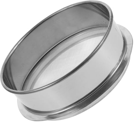 Lurrose Stainless Steel 100 Fine Mesh Sieve Round Glaze Strainer Paint Filter Sieve Pottery Tools Slurry Pigment Multi-Function Sifter for Ceramic Industry and Baking