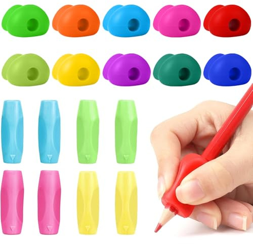 PROPOG Bleistiftgriff für Kinder, 18 Stück, ergonomisch, zur Korrektur der Haltung, Schreibwerkzeug