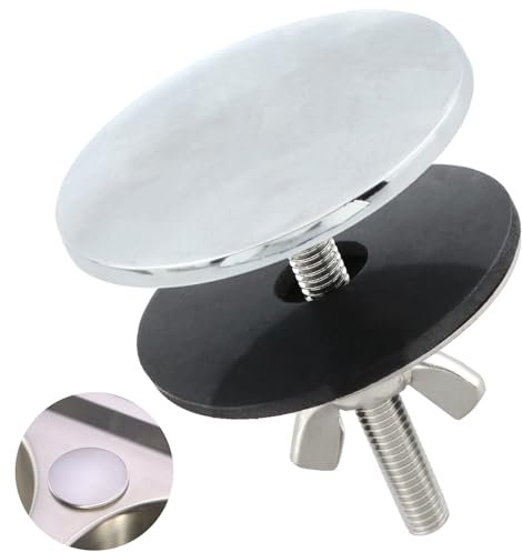 Tapa para agujeros de grifo, 5 cm de acero inoxidable para cocina, tapón para orificio de grifo, cubierta de agujero de fregadero, buen sellado, cubierta de acero inoxidable para tapón de orificio de