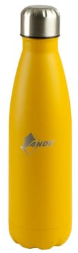 ANDE Bottle 0,5 l Acc Inox P.C. And, Gourde Unisexe, Jaune, Taille unique