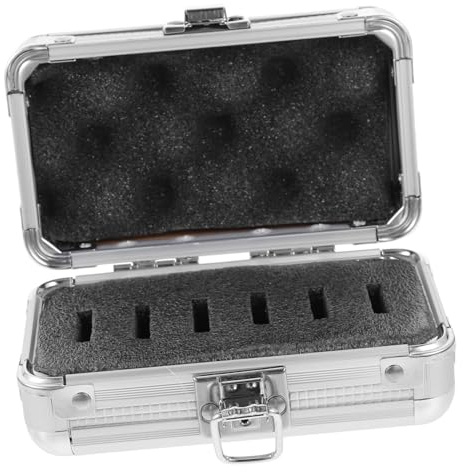 OSALADI Teleskopfilter Silber Aufbewahrungsbox aus Aluminiumlegierung Tragbarer Filterhalter für Mehrere Filter für Professionelle Sternenbeobachtung im Garten