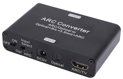 Converter Analógico Digital, Convertidor de 192 KHz Tasa de Muestreo Robusta para Televisión