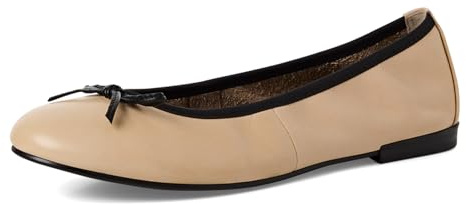 MARCO TOZZI Damen Ballerinas weiches Feel Me Fußbett Leder weiches Innenfutter Modisch