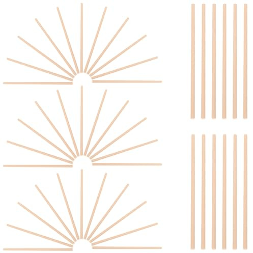 jojofuny 100 Stück Bienenstockröhren Aus Natürlichem Kraftpapier 6mm x 195mm Nachfüllbare Nisthilfen Für Wildbienen Imkerei Bestäubung Und Zucht Im Garten