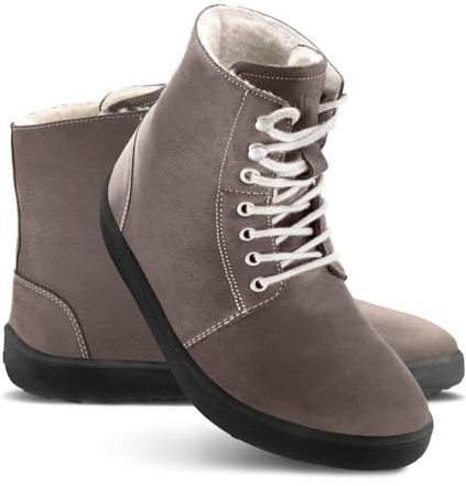 Be Lenka Winter 3.0 – Barfuss Schuhe | Damen Winterschuhe in Premium-Qualität | Winterstiefel - Merinowoll Gefüttert | Barfußschuhe | Stiefel, Boots, Winterboots | Wasserabweisende | Schwarz - 36