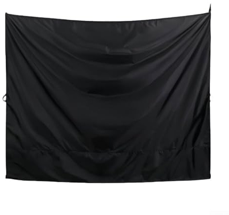 Auto Vorhänge, 180cm x 230cm Schwarz Hecktür Sichtschutz Vorhang für Camper Van Truck Wasserdicht und UV-Blockierung für Outdoor Camping Reisen