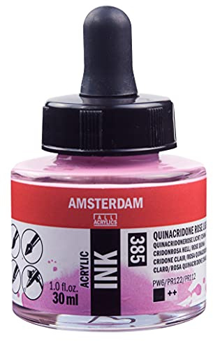 Amsterdam Acrylic Ink Flasche 30 ml Chinacridonrosa hell 385 (17203850)