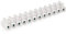 REGLETA CONEXION 10 mm. BLANCA ENVASADA EDM