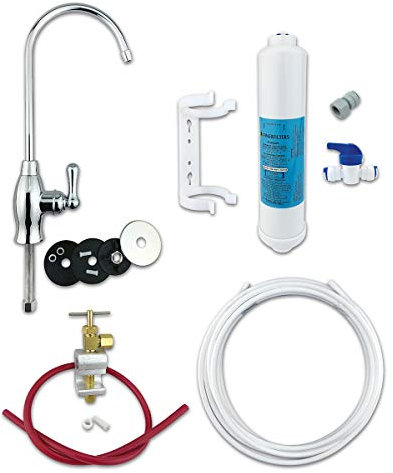 Finerfilters CLASSIC Undersink Drinking Water Filter Kit System Including Tap and Accessories (Baseball)