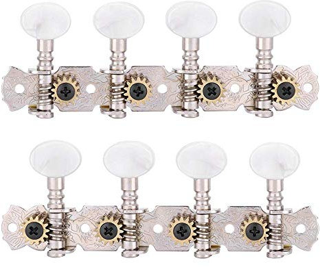 Chevilles Mécaniques ,Chevilles de Réglage de Cordes 4L4R Mandoline Instruments Accessoire pour 8 cordes Mandoline ,Accessoires De Jeu