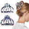 Shinowa [2 Pezzi] Pinze Fermacapelli per Capelli, Molletta Pinza Grande Pinze per Capelli Artigli Tornante Forcine Accessori per Capelli da Donne e Ragazze - Colorato
