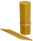 Danilovo Reine Bienenwachskerzen – tropffrei, rauchfrei, hohe, dünne Spitzkerzen – dekorative Kerzen für Kirchgebet, Deko oder Geburtstagskerzen – Honigduft Kerzen – 16,5 x 0,57 cm (Gelb, 50 Stück)