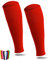 A R O C SPORTS TUBE Socken | Unisex One-Size | UNBRANDED | in vielen verschiedenen Farben | Sleeve/Stutzen für Fußball (Rot)