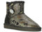 Grand Downunder - Stivali da donna alla caviglia, 15,2 cm, in nappa colorata australiana, con bottone, Serpente, 37 EU