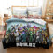 CHAOSE King Bedding Bettbezug-Set ? Game Roblox 3-teiliges Mikrofaser-Bettwäsche-Set, Bettbezug Und 2 Kissenbezüge Für Männer Und Frauen (Muster 06,135 x 200 cm)