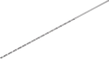 sourcing map 3.5mm Twist Drill Bits, High-Speed Steel Straight Shank Extra Long Drill Bit 300mm Length for Wood Plastic Aluminum