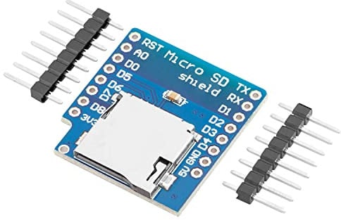 AZDelivery D1 Mini Micro SD TF Karte Micro SD Karten Shield für D1 Mini Kompatibel mit Arduino