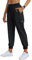 AjezMax Pantalon Cargo Femme Pantalon de Randonnée Léger Séchage Rapide Moto Travail Taille Elastique Imperméable Pants avec Poches