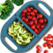 Retoo Colador de cocina, colador de cocina, extraíble, colador, fregadero, colador, lavabo, bandeja de filtro, lavar frutas, verduras, fideos cocidos, escurrir, utensilios de cocina, 42 x 25 cm
