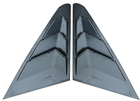 wiianoxd Heck Scheiben Jalousien, Schaufel Jalousien Abdeckung Jalousien für Mg 5 Mg5 2021 Auto AußEn ZubehöR, Schwarz