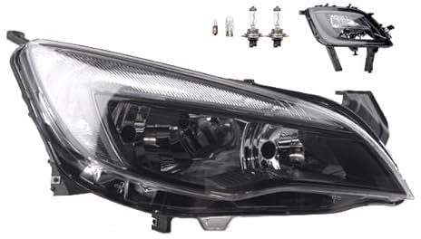 Johns, Scheinwerfer Halogen Front passend für Opel Astra J 12/2009-08/2012 H7 H7 Rechts + Nebelscheinwerfer + Leuchtmittel