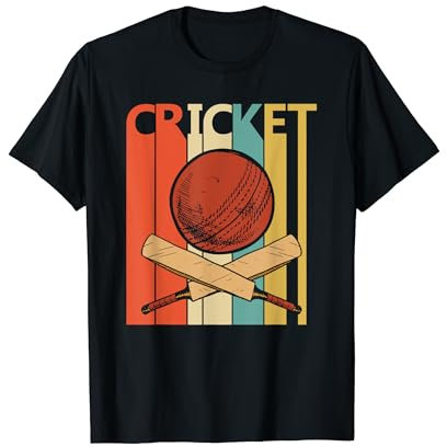 Klassisches Cricket-Sport, Vintage T-Shirt